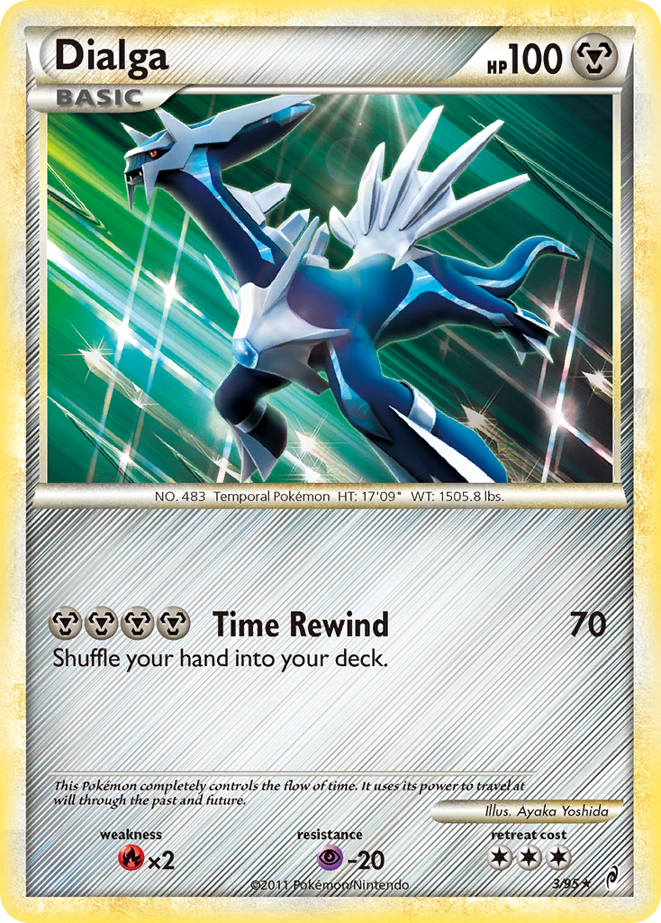 Call of Legends Non - Holo Dialga #3/95