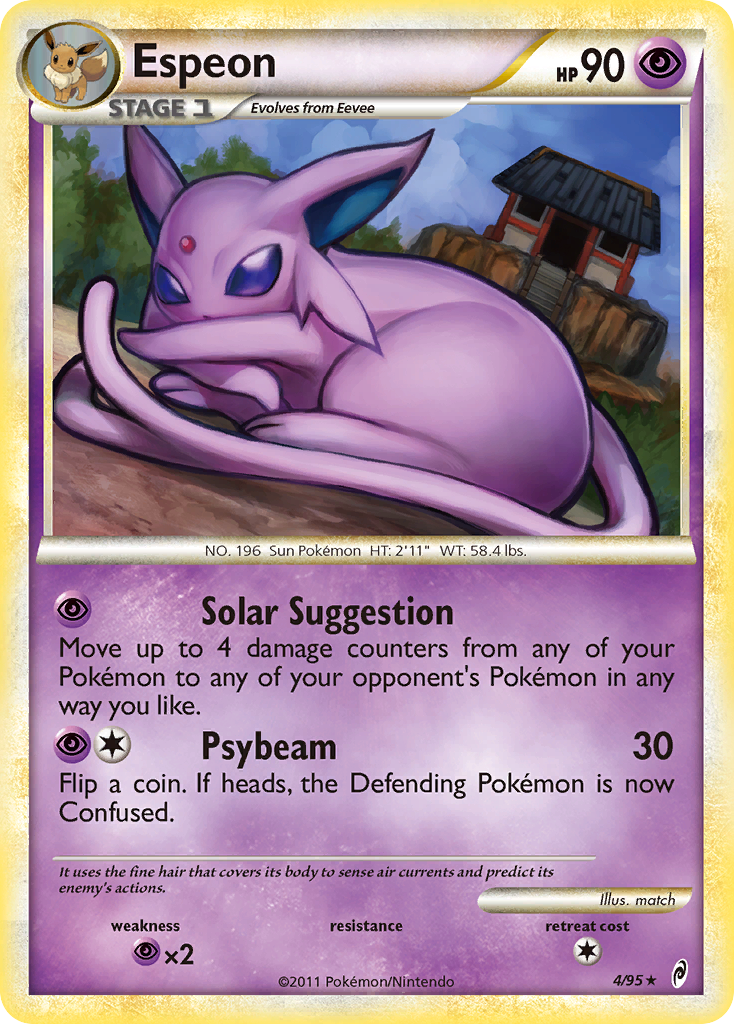 Call of Legends Non - Holo Espeon #4/95