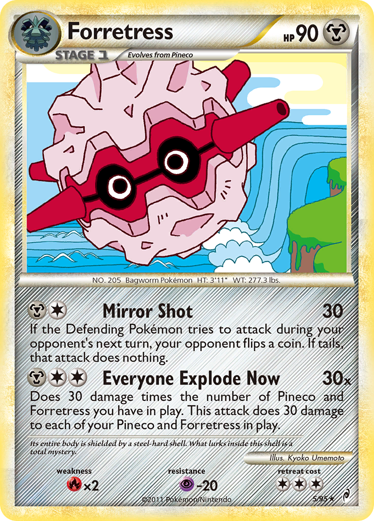 Call of Legends Non - Holo Forretress #5/95