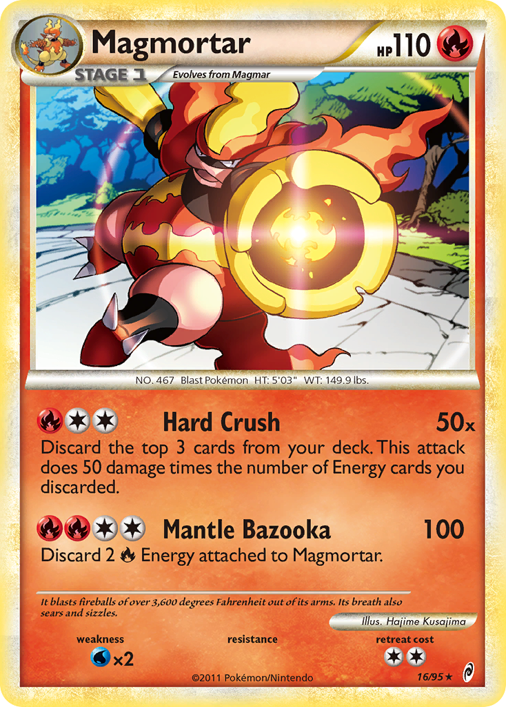 Call of Legends Non - Holo Magmortar #16/95