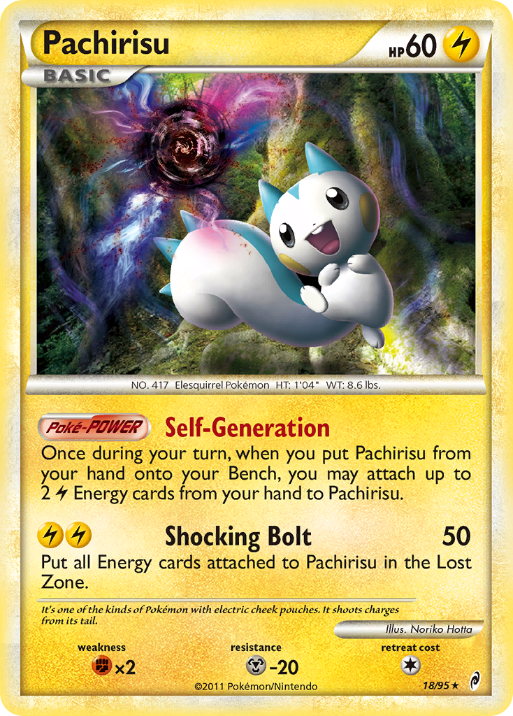 Call of Legends Non - Holo Pachirisu #18/95