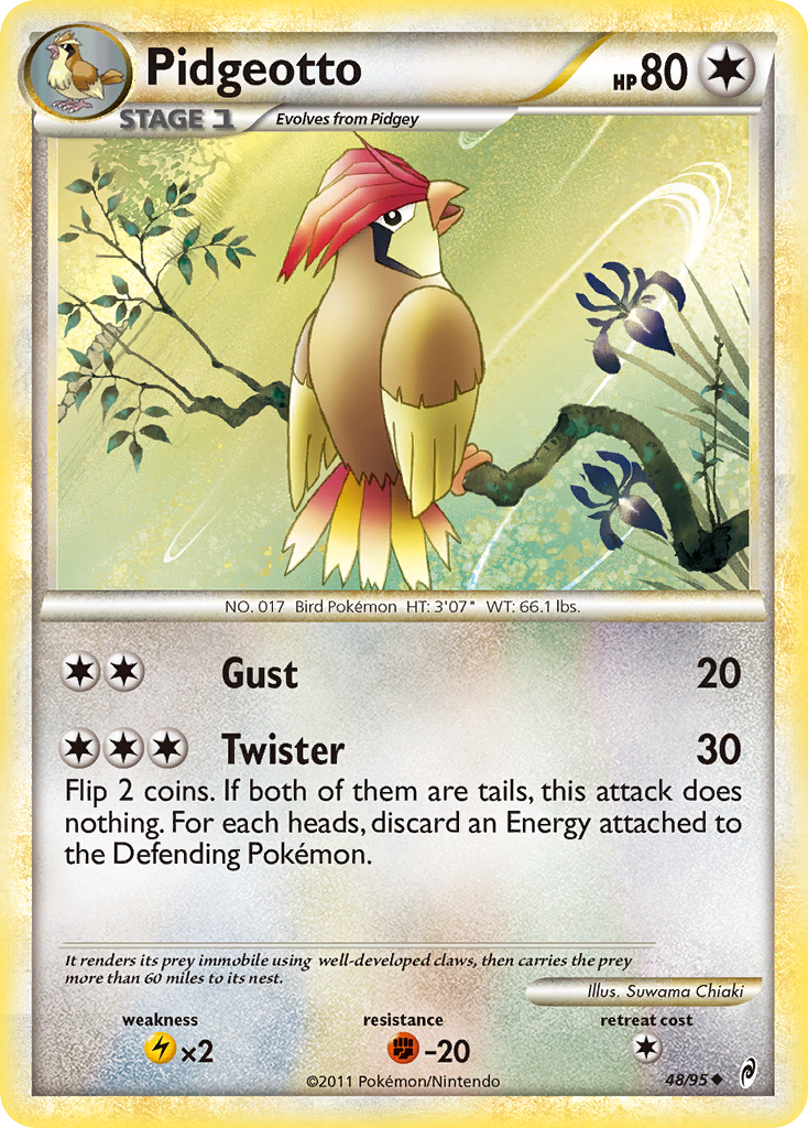 Call of Legends Pidgeotto #48/95