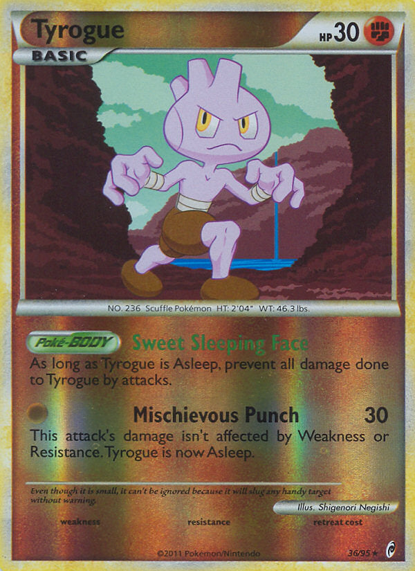 Call of Legends Tyrogue #36/95 reverse holo