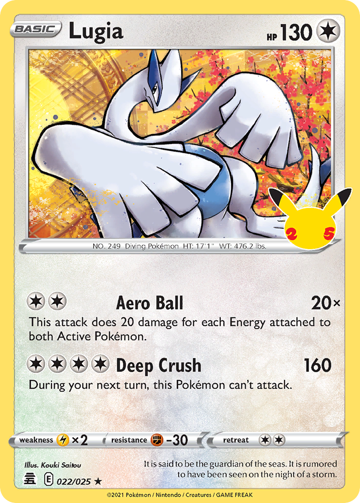 Celebrations Lugia #22 / 25