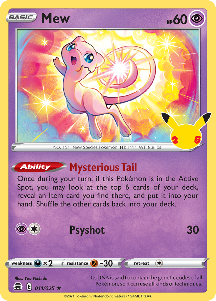 Celebrations Mew #11 / 25
