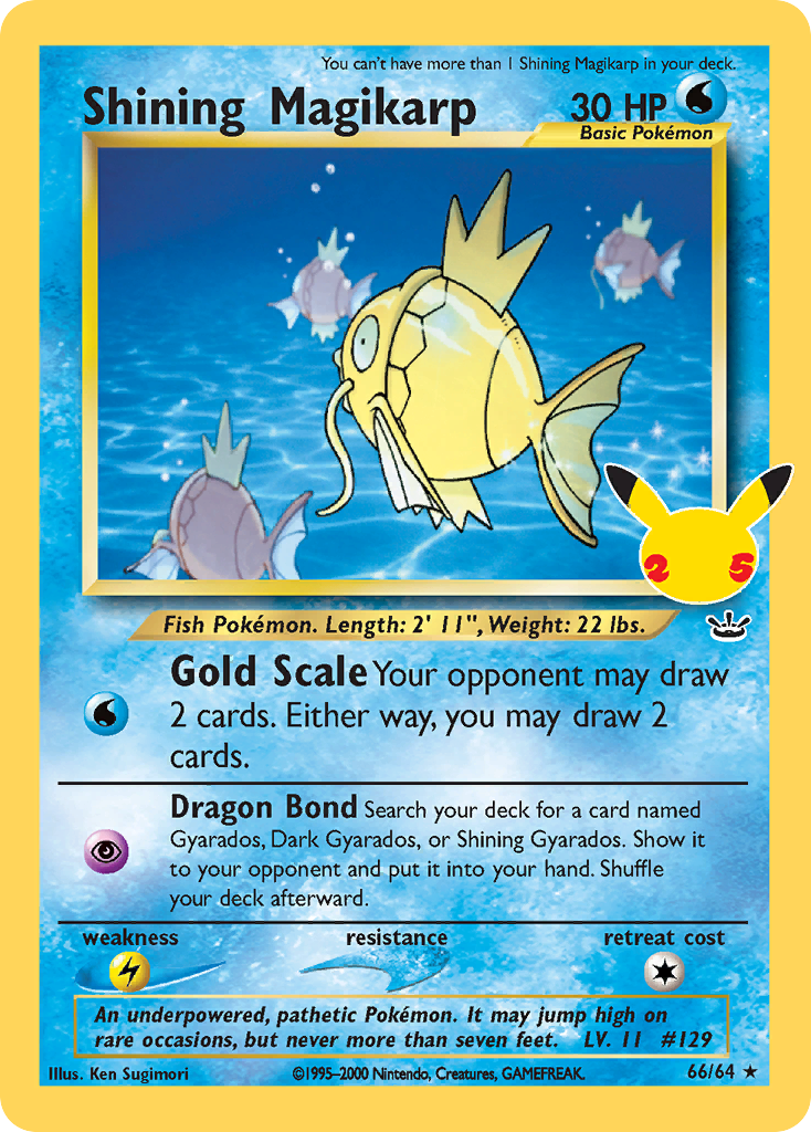 Celebrations Shining Magikarp