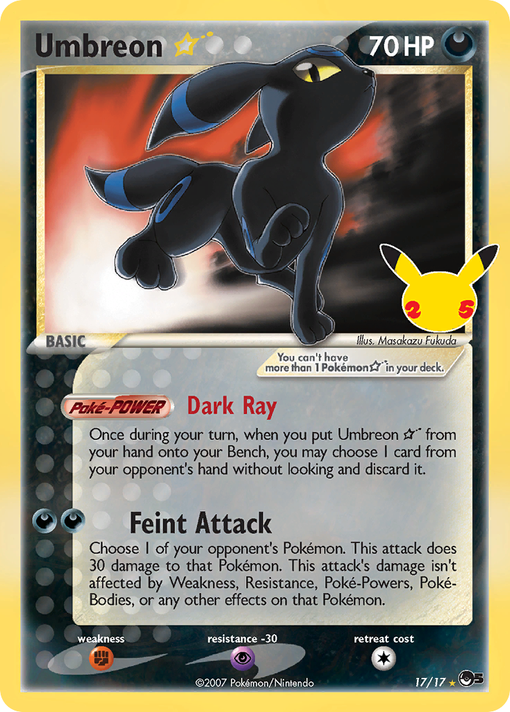 Celebrations Umbreon Gold Star