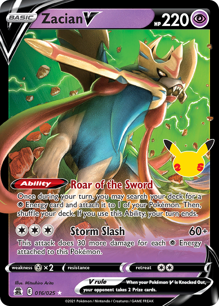 Celebrations Zacian V #16 / 25