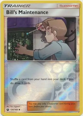 Celestial Storm Bill’s Maintenance #126/168 reverse holo