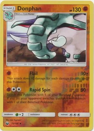Celestial Storm Donphan #73/168 reverse holo