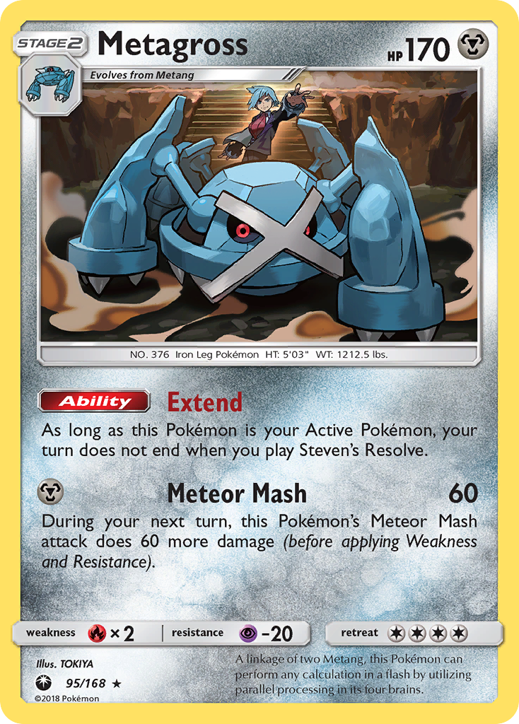 Celestial Storm Holo Metagross #95/168