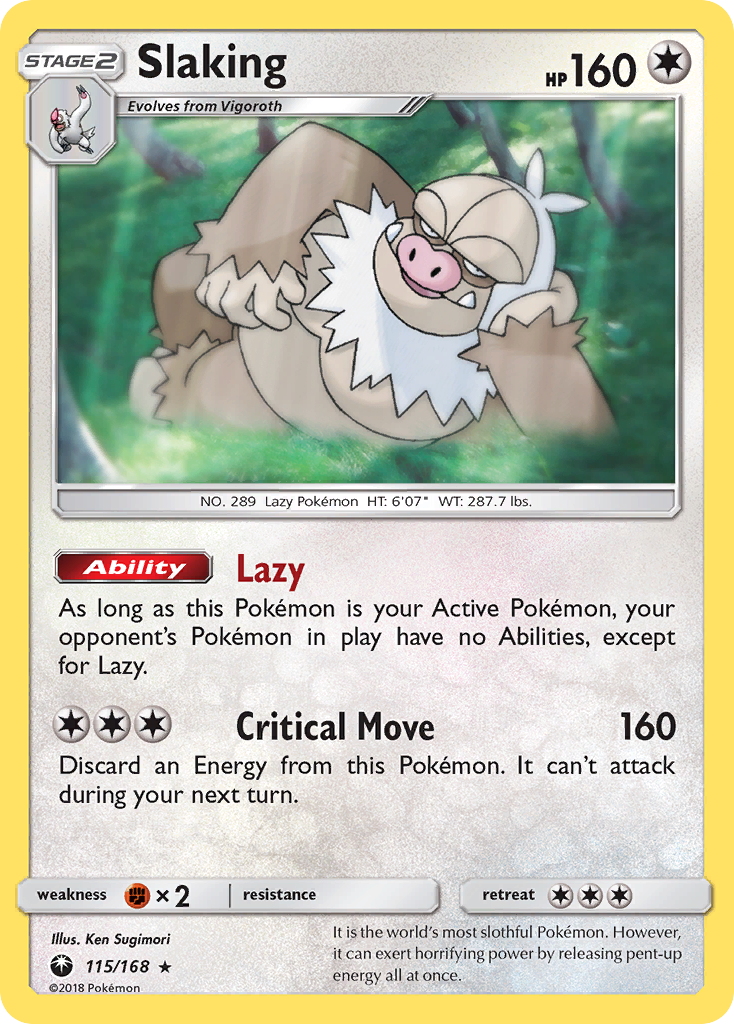 Celestial Storm Holo Slaking #115/168