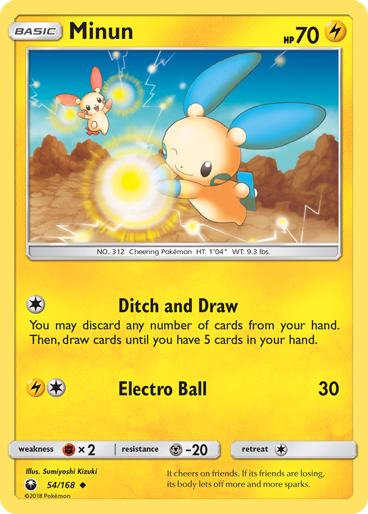 Celestial Storm Minun #54/168