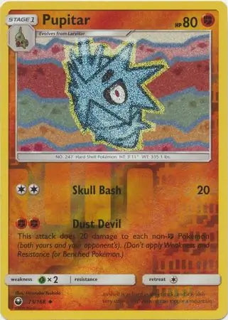 Celestial Storm Pupitar #75/168 reverse holo