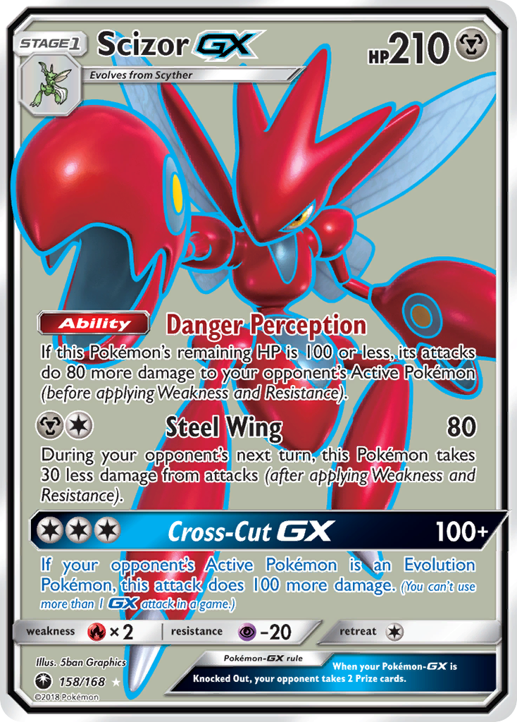 Celestial Storm Scizor GX #158/168