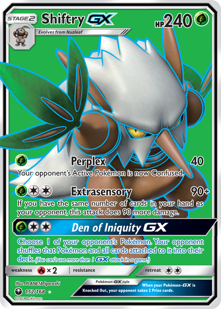 Celestial Storm Shiftry GX #152/168