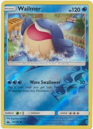 Celestial Storm Wailmer #39/168 reverse holo