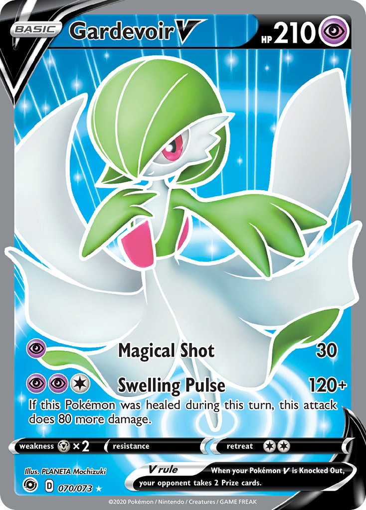 Gardevoir V 70/73 Full Art uit Champion's Path