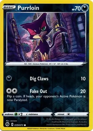 Champion’s Path Purrloin #39/73 reverse holo