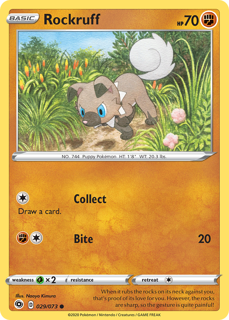 Champion’s Path Rockruff #29/73