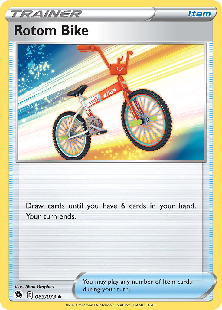Champion’s Path Rotom Bike #63/73