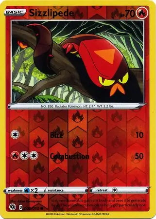 Champion’s Path Sizzlipede #9/73 reverse holo