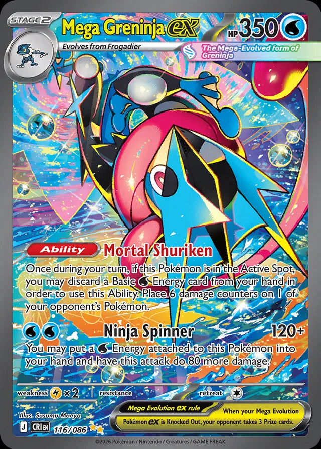 Mega Greninja ex 116/86