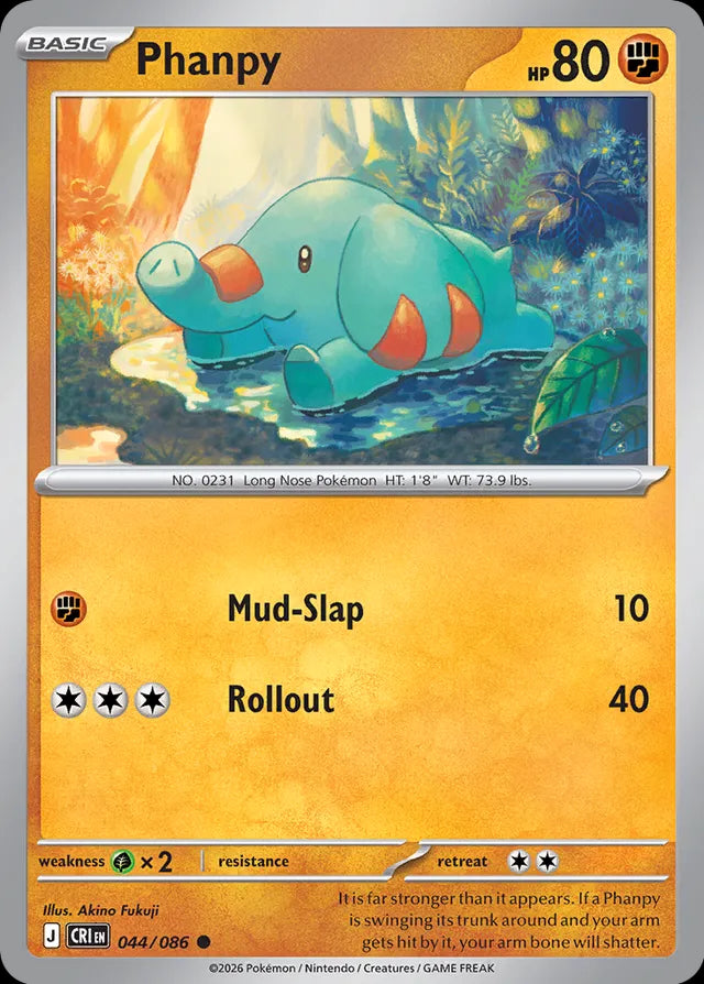 Chaos Rising Phanpy #044/86