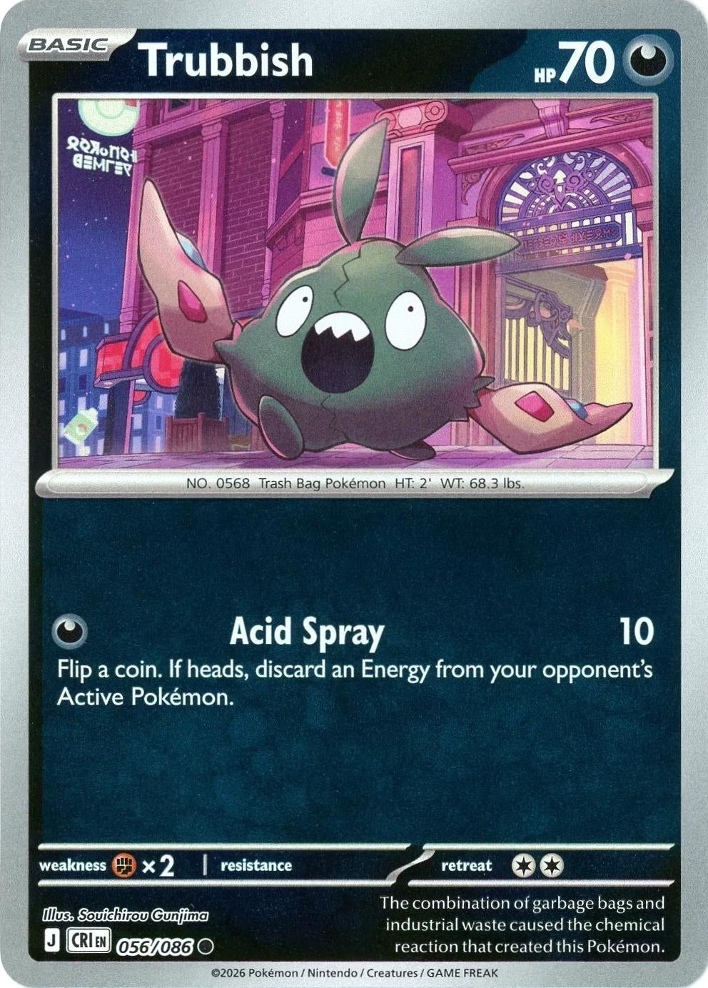 Chaos Rising Trubbish #056/86 reverse holo