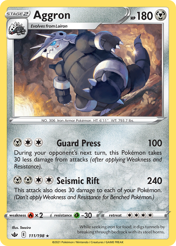 Chilling Reign Aggron #111/198