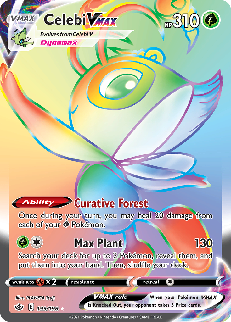 Chilling Reign Celebi VMAX #199/198