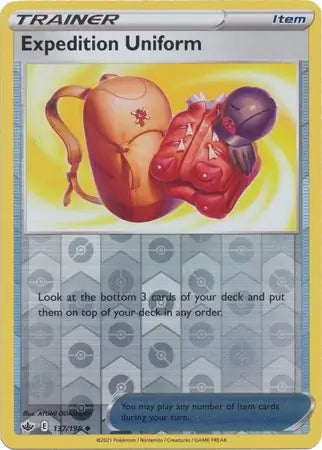 Chilling Reign Expedition Uniform #137/198 reverse holo