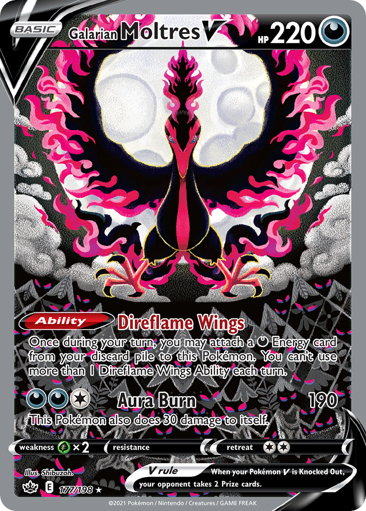 Galarian Moltres V Full Art