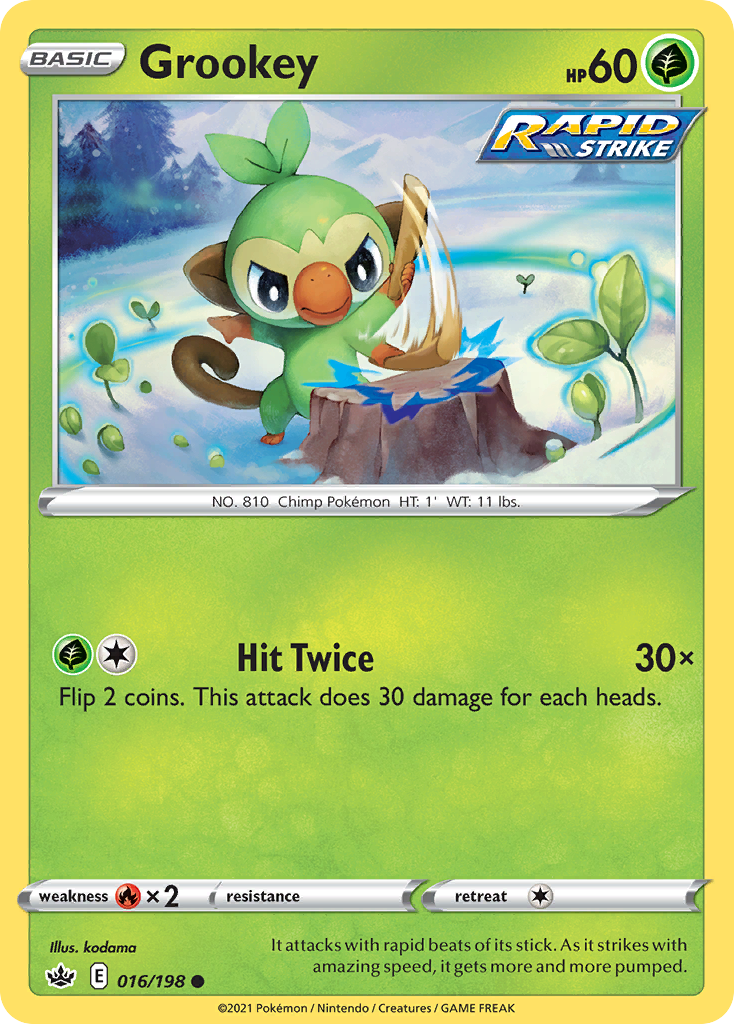Chilling Reign Grookey #16/198