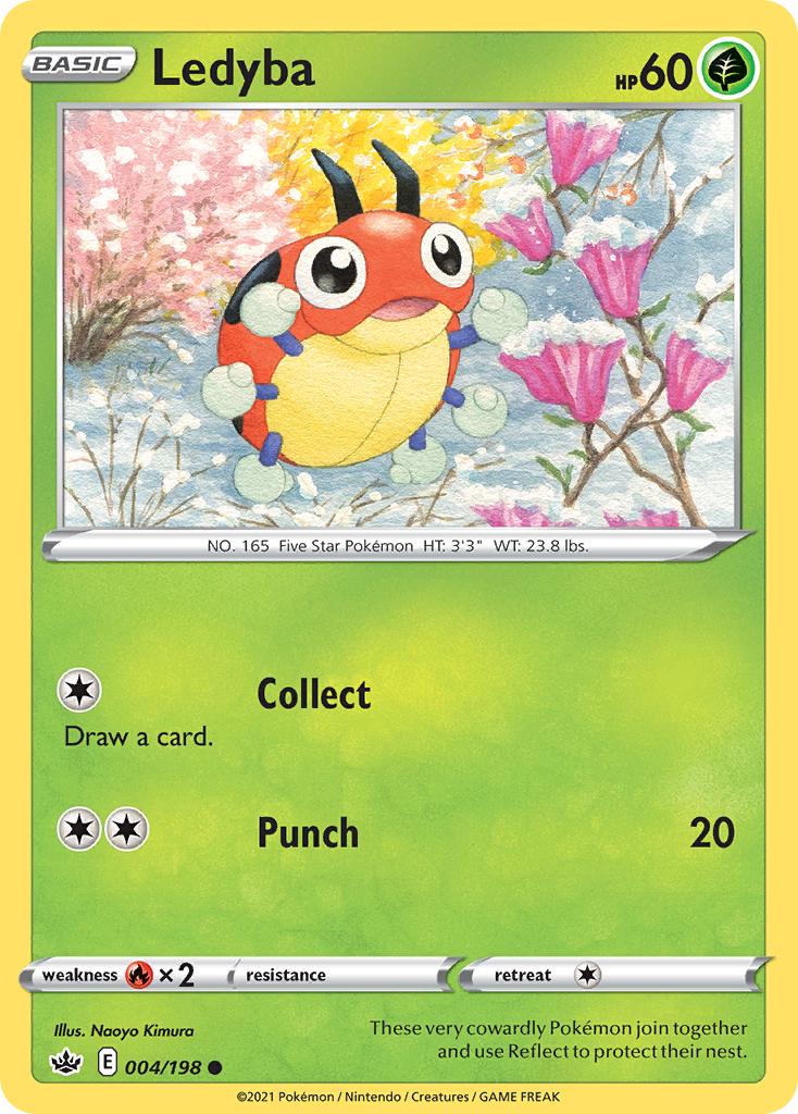 Chilling Reign Ledyba #4/198
