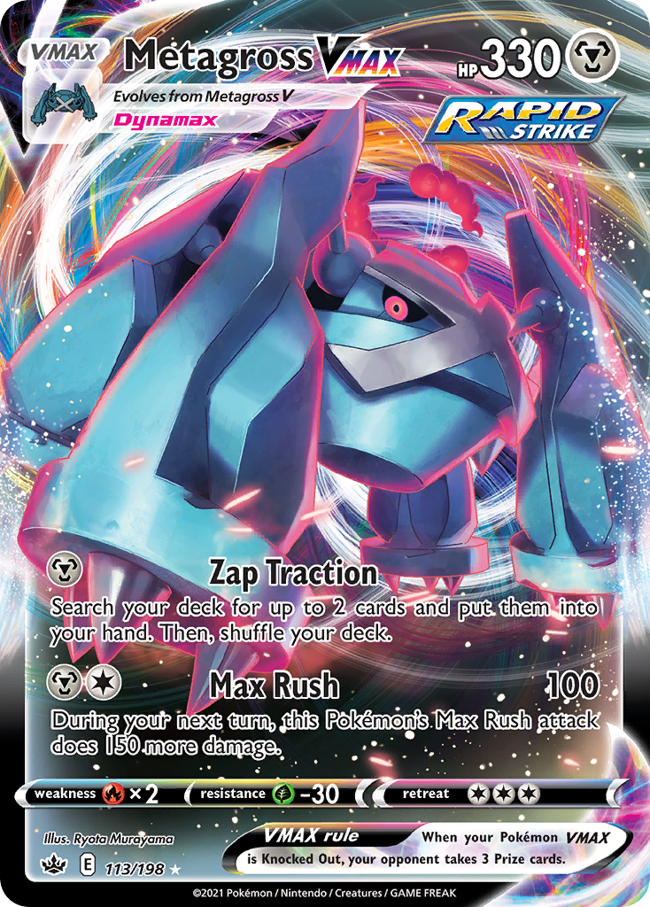 Chilling Reign Metagross VMAX #113/198