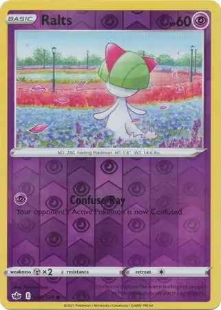 Chilling Reign Ralts #59/198 reverse holo