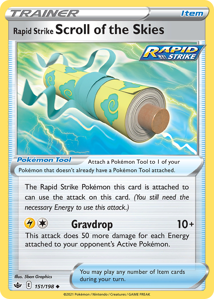 Chilling Reign Rapid Strike Scroll of the Skies #151/198