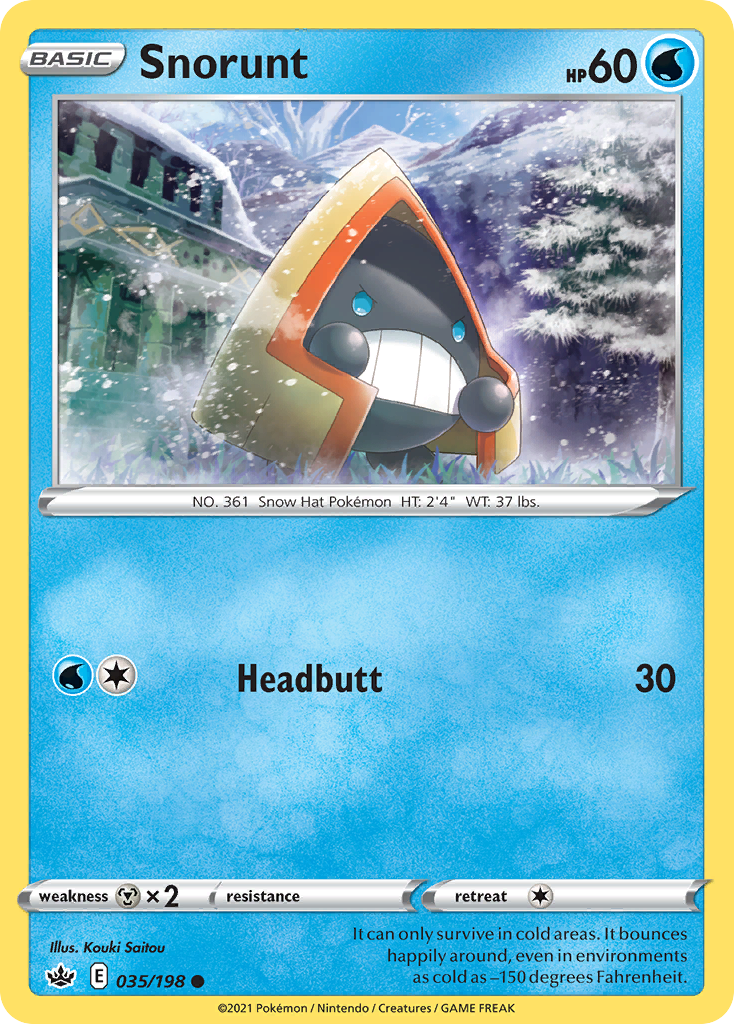 Chilling Reign Snorunt #35/198