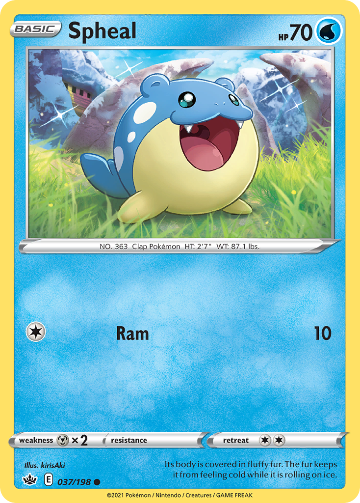 Chilling Reign Spheal #37/198