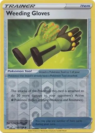 Chilling Reign Weeding Gloves #155/198 reverse holo