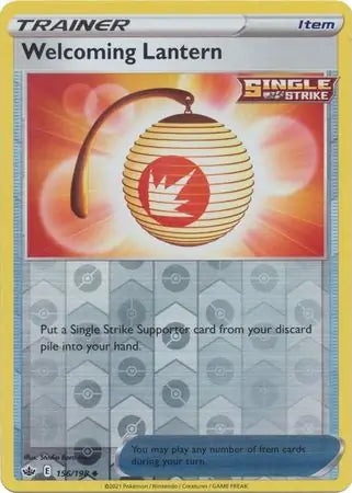 Chilling Reign Welcoming Lantern #156/198 reverse holo