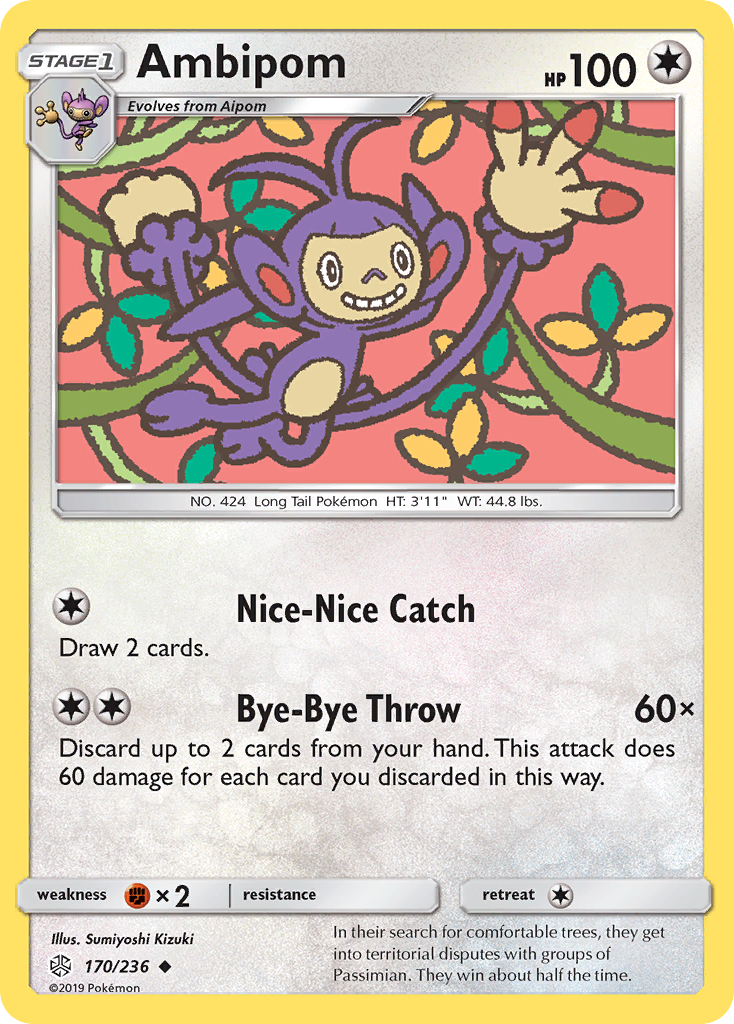 Cosmic Eclipse Ambipom #170/236