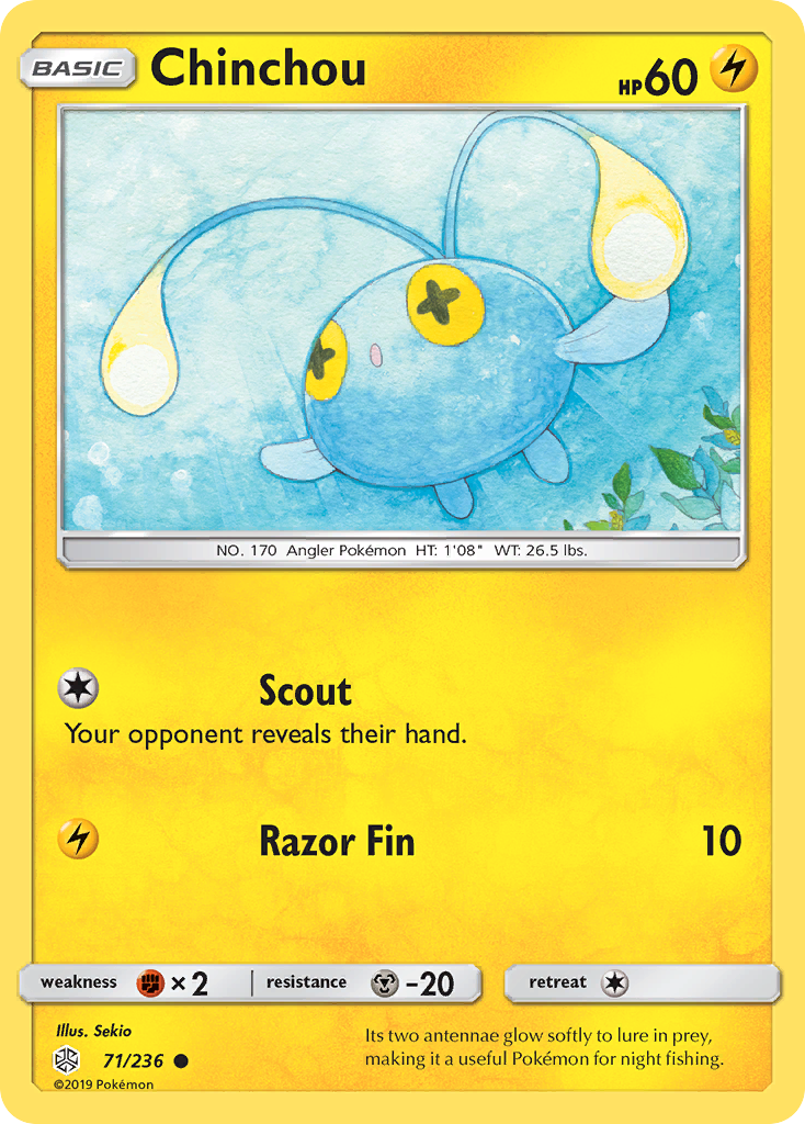 Cosmic Eclipse Chinchou #71/236