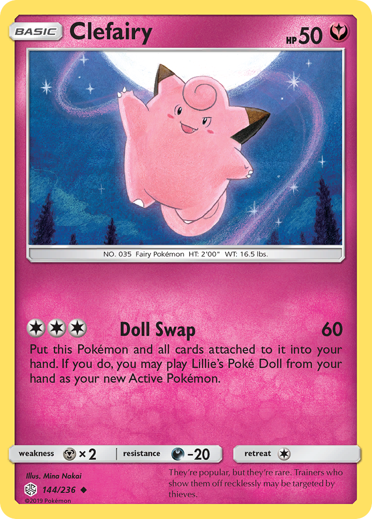 Cosmic Eclipse Clefairy #144/236