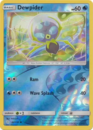Cosmic Eclipse Dewpider #64/236 reverse holo