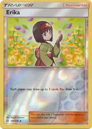 Cosmic Eclipse Erika #191/236 reverse holo