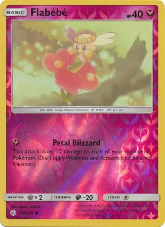 Cosmic Eclipse Flabébé #150/236 reverse holo