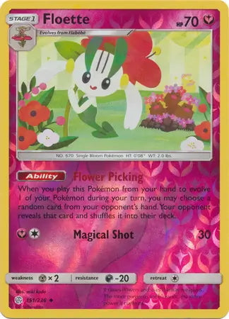 Cosmic Eclipse Floette #151/236 reverse holo