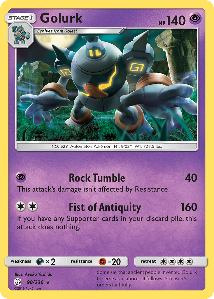 Cosmic Eclipse Golurk #90/236